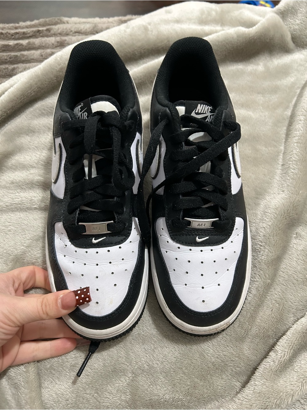 Nike Black and White Low-Top Sneakers